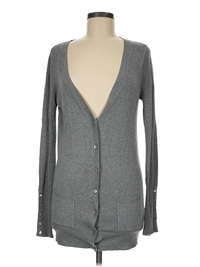 Pre-owned Zara Cardigan Sweater In Gray