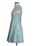 4.collective 100% Polyester Argyle Teal Cocktail Dress Size 0 - photo 5