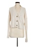 7 For All Mankind Ivory Long Sleeve Top Size M - photo 1