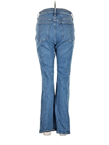Madewell Tall Curvy Kick Out Crop Jeans in Oneida Wash (view 2)