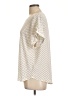 Maurices 100% Polyester Polka Dots Ivory Short Sleeve Blouse Size L - photo 5