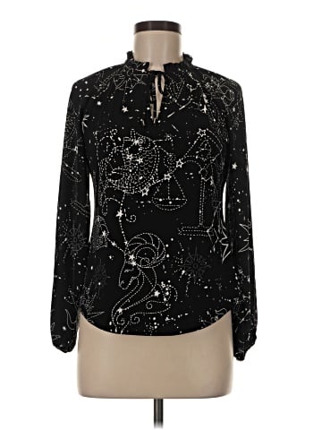 White House Black Market Long Sleeve Blouse (view 1)