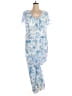 JJ's House Floral Blue Jumpsuit Size 18 - photo 1