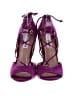 Steve Madden 100% Leather Purple Sandals Size 8 1/2 - photo 2