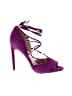Steve Madden 100% Leather Purple Sandals Size 8 1/2 - photo 1