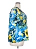 Elementz Blue Short Sleeve Blouse Size 2X - photo 4