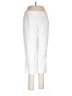 Chaps Solid White Casual Pants Size 8 - photo 1