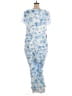 JJ's House Floral Blue Jumpsuit Size 18 - photo 2