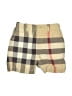 Burberry 100% Cotton Plaid Brown Tan Khaki Shorts 12-18 MO / 18 MO - photo 1