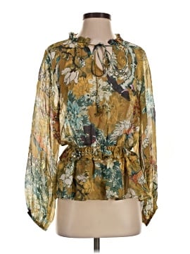 Hemant & Nandita Long Sleeve Silk Top (view 1)