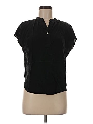 Amour Vert Short Sleeve Silk Top (view 1)