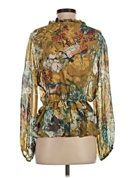 Hemant & Nandita Long Sleeve Silk Top (view 2)
