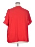 Cato 100% Polyester Red Short Sleeve Blouse Size 18 - 20 - photo 2