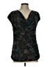 Halogen 100% Nylon Teal Sleeveless Blouse Size Lg Petite - photo 1