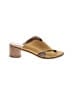 Anthropologie 100% Leather Tan Sandals Size EU 41 - photo 1