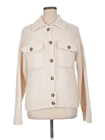 Madewell Boucl&eacute;-Knit Sweater Jacket (view 1)