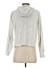 Jason Wu 100% Polyester Ivory Turtleneck Sweater Size S - photo 2