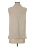 Talbots Tan Sleeveless Button-Down Shirt Size S - photo 2