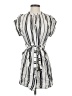 Bella Dahl Stripes Gray Casual Dress Size S - photo 1