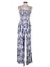 Row A Graphic Blue Jumpsuit Size L - photo 1