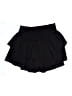 Cider 100% Polyester Solid Black Skort Size 0X - photo 1