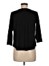 Green Envelope Black 3/4 Sleeve Top Size M - photo 2