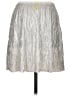 BCBGeneration 100% Polyester Metallic Silver Casual Skirt Size S - photo 2