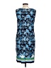 Chico's Print Blue Cocktail Dress Size Lg (2) - photo 2