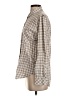 Rails Checkered-gingham Tan Long Sleeve Button-Down Shirt Size S - photo 5