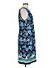 Chico's Print Blue Cocktail Dress Size Lg (2) - photo 4