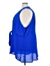 Torrid 100% Polyester Blue Sleeveless Blouse Size 5X Plus (6) - photo 5