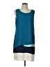 BCBGMAXAZRIA Color Block Teal Casual Dress Size 10 - photo 1