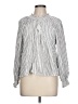Old Navy Silver Long Sleeve Blouse Size L - photo 1