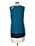 BCBGMAXAZRIA Color Block Teal Casual Dress Size 10 - photo 2