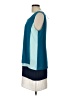 BCBGMAXAZRIA Color Block Teal Casual Dress Size 10 - photo 5