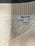 Madewell Ivory Sweater Vest Size S - photo 7