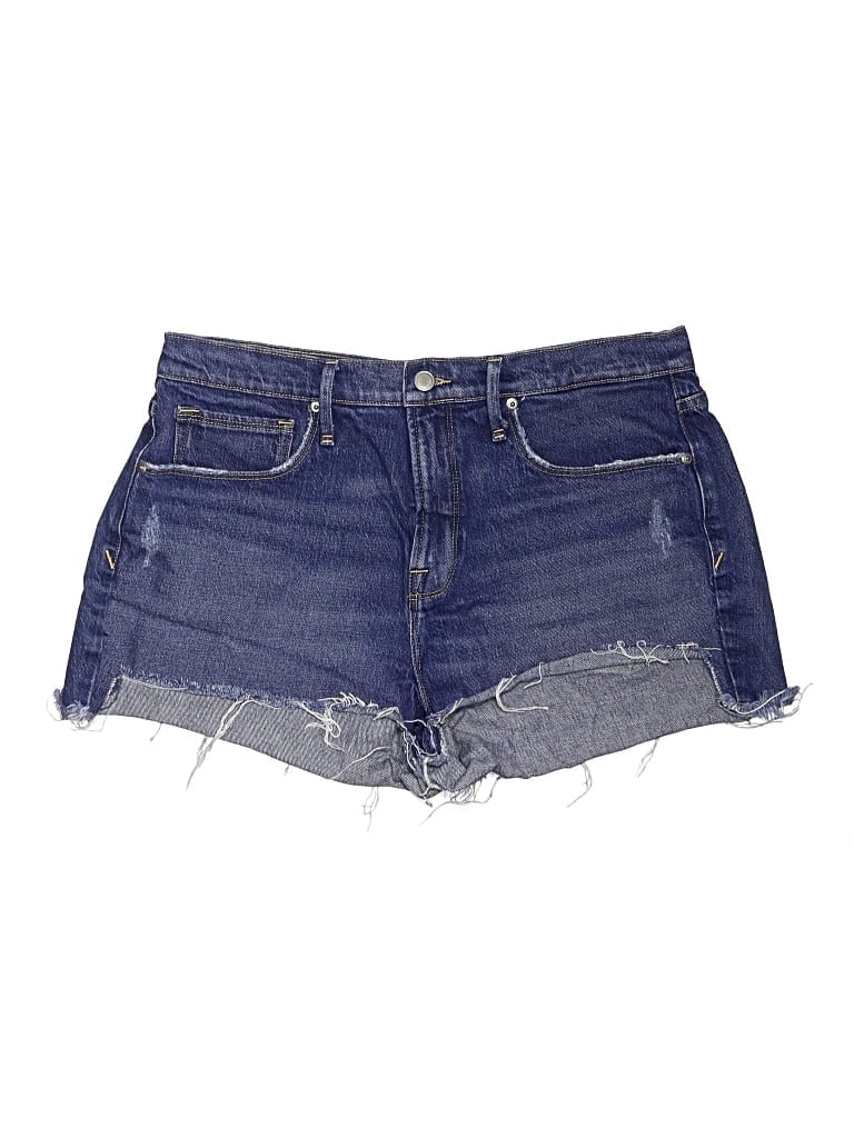 Pre-owned Good American Denim Shorts In Blue