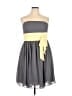 Alfred Angelo 100% Polyester Gray Cocktail Dress Size 16 - photo 1