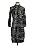 Donna Morgan Graphic Black Casual Dress Size 0 - photo 1