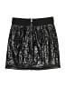 Guess 100% Polyester Metallic Black Skort Size M - photo 2