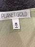 Planet Gold Solid Green Cocktail Dress Size M - photo 7