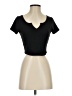 Fashion Nova Black Short Sleeve Top Size S - photo 1
