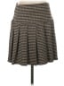 Easy Clothes Houndstooth Brown Casual Skirt Size S - photo 1