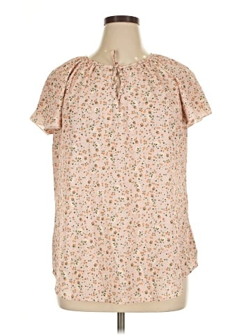 SimpleFun Short Sleeve Blouse (view 1)