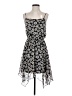 No Boundaries 100% Polyester Floral Black Casual Dress Size S - photo 1