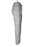 Lena Gabrielle Stripes Silver Casual Pants Size 10 - photo 4