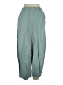 Unbranded 100% Polyester Solid Teal Casual Pants Size XL - photo 1