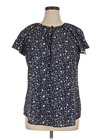 SimpleFun Short Sleeve Blouse (view 1)