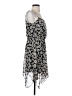 No Boundaries 100% Polyester Floral Black Casual Dress Size S - photo 4