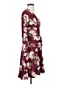 Justify Floral Burgundy Casual Dress Size S - photo 4